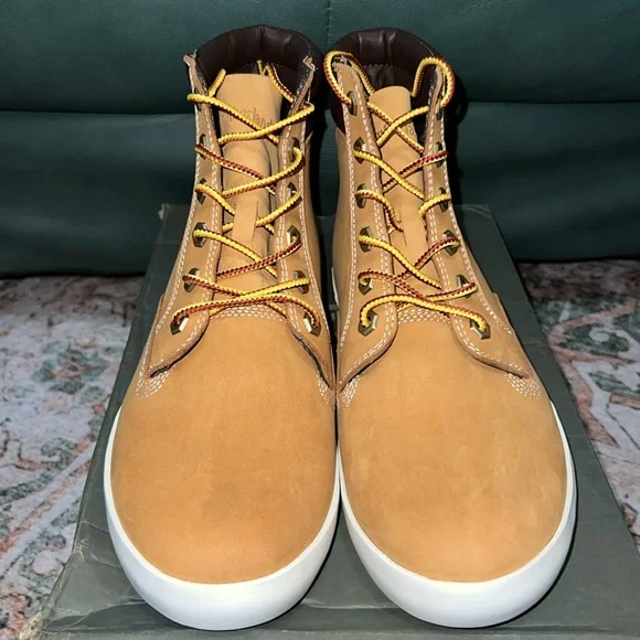 🛑SOLD🛑 Timberland Women’s Dausette Sneaker Boot, Wheat Nubuck, Size: 10M *NEW* - Picture 4 of 8